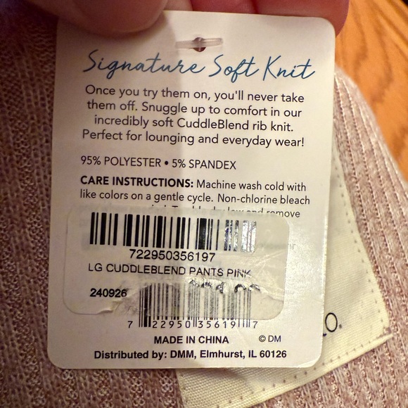 Hello Mello Cowl Neck Top and Lounge Pants Set - Picture 7 of 7